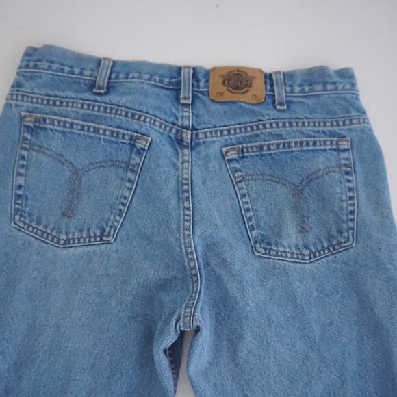 Great Western Garment Light Wash Denim Jeans Classic Straight Old Money 36x30 - Picture 6 of 16